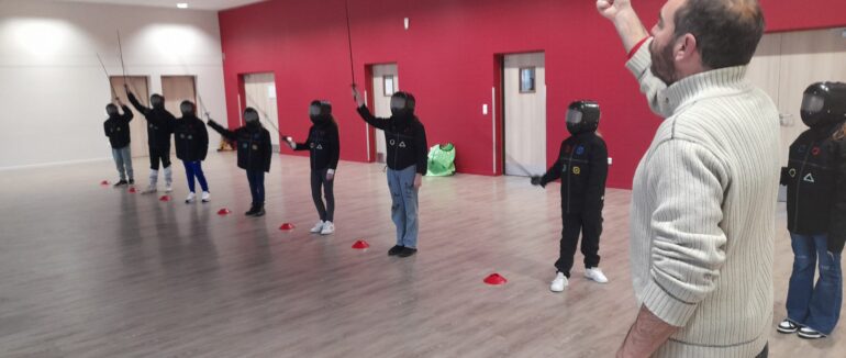 Premier cours d’escrime