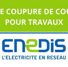 TRAVAUX : COUPURES D’ÉLECTRICITÉ