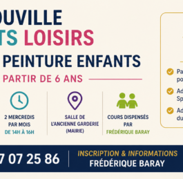 ACTIVITÉ PEINTURE POUR LES ENFANTS (BSL FRÉDÉRIQUE BARAY)