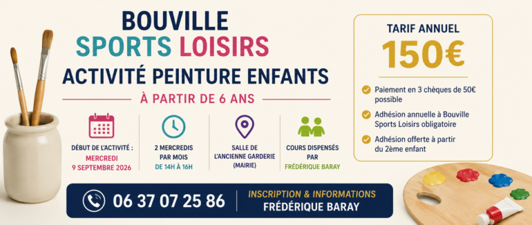 ACTIVITÉ PEINTURE POUR LES ENFANTS (BSL FRÉDÉRIQUE BARAY)